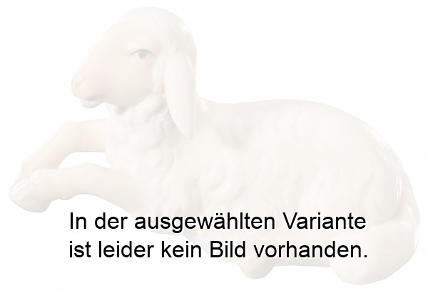 Schaf für Hirte sitzend